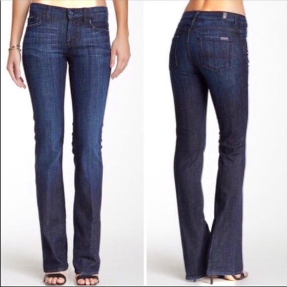 7 for all Mankind High Waisted Boot Jeans - Picture 1 of 10